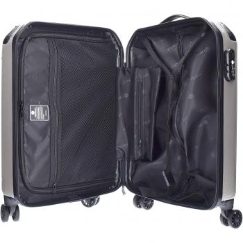 Manchester CHECK.IN 55 cm Kabinentrolley, 4 Roller, Doppelrollen