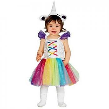 FIESTAS GUIRCA Einhorn Tutu Baby Outfit, buntes Regenbogenmodell