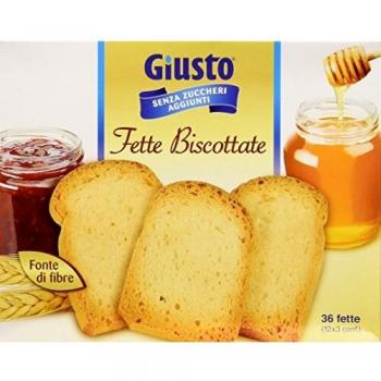 Vollwert-Zwieback Giusto ohne Zucker 300 g