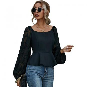 Blusa de Alta Calle con Estilo Vintage