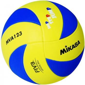 Mikasa Volleyball Kit MVA123 5x1119 – Blue‑Yellow