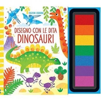 Dinosauri. Disegno con le dita. Ediz. a colori. Ediz. a spirale. Con gadget