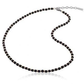 Collana Breil – Onice Nero e Acciaio Lucido Rosé (TJ2410)