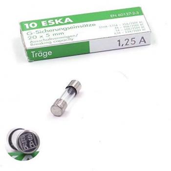 Fusible Temporisé (T) 1.25A 250VAC 5x20mm