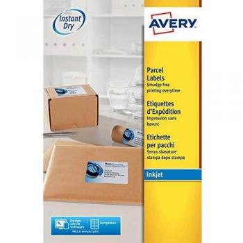 Etiquetas para Dirección Avery J8165-25, 25 Unidades, Blanco