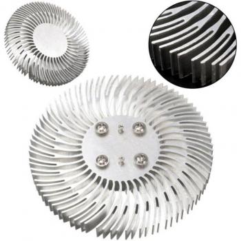 Spiral Aluminum Heat Sink for 10W LED Light