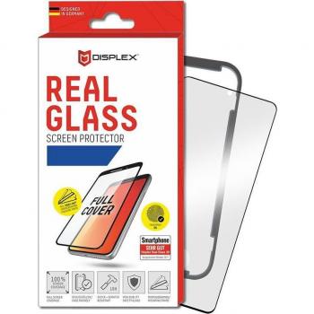 Displex Real Glass, Full Cover Panzerglas (1 Stück, Galaxy S21 5G), Smartphone Schutzfolie