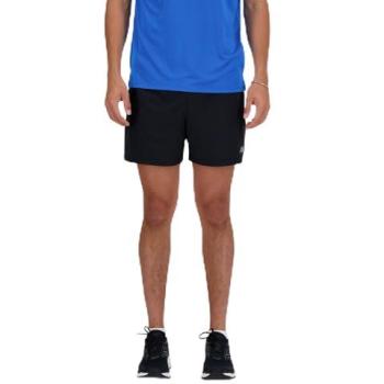 NEW BALANCE Short Sans Coutures 5 Pouces S – BK Noir