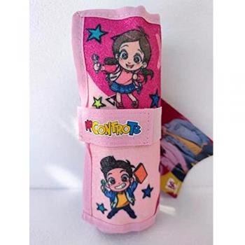 Me Contro Te Glamour Astuccio Rotolo con Pennarelli e Matite Colorate + 1 Matita