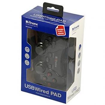 Xtreme 90300 Joypad, con Cavo 2.50 mt, Compatibile con PC, Playstation 3