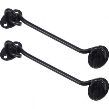 Freno de Puerta Bronce 12” con Gancho Hasp