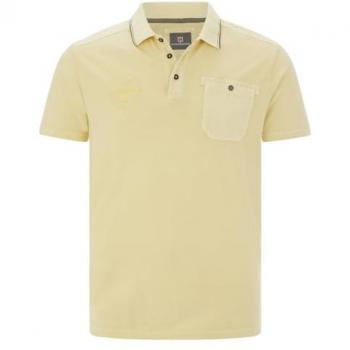 Jan Vanderstorm Poloshirt GUNHELM in hellgelb für Herren