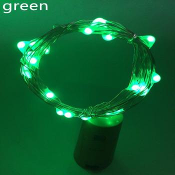 Cortina de Lámparas Botella de Vino 2 m – 20 LED, corcho energético, decoración navideña