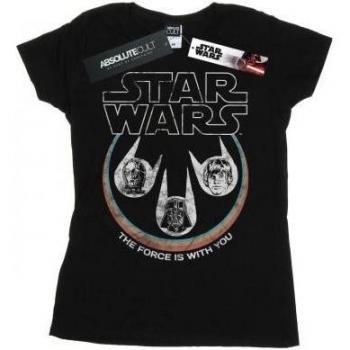Camiseta Star Wars mujer en algodón, diseño clásico