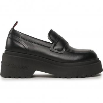 Mocassin Tommy Jeans Femme, couleur noire