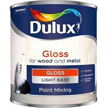 L DULUX GLOSS LIGHT BASE MIXED COLOUR