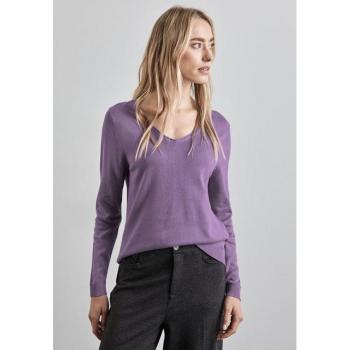 Pull en tricot Violet Femme Street One Taille 46