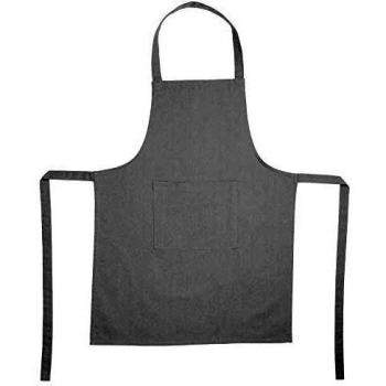 Accessoire de cuisine Atmosphera Tablier de Cuisine Coton 80cm Gris Clair