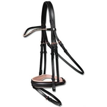 Waldhausen X-Line Rosé Bridle and Noseband Set
