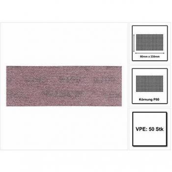 Strisce Abrasive Rete Mirka Abranet 80x230mm P80 Autoagrippanti