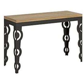 Table Itamoby Chêne Nature 120x45/90 Extensible