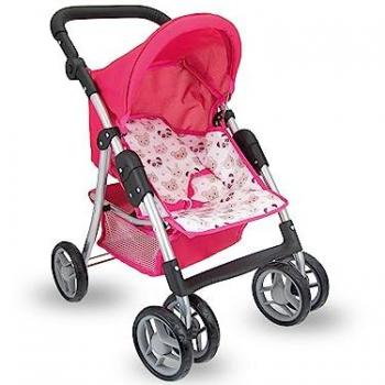 Passeggino giocattolo (65cm) BABY TEO Rosa 74305