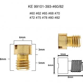 Sclmotos 10pcs Main Jet Kit for Honda & Yamaha Motorcycles