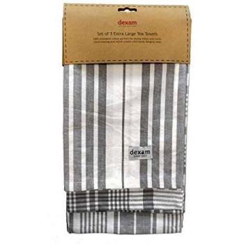 Dexam Love Colour Set of 3 Extra Large Tea Towels