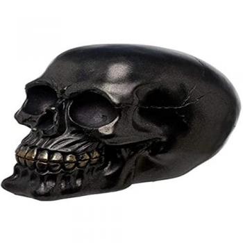 Puckator Black Skull Ornament with Gothic Design