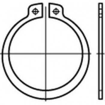 Borgring DIN 471, veerstaal A 8 x 0,8 mm (PU = 200 stuks)