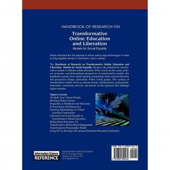 Handbook of Research on Transformative Online Education and Liberation: Models for Social Equality (1 Vol)