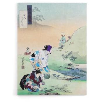 Forest Echoes: Ogata Gekko in Green – 18×24