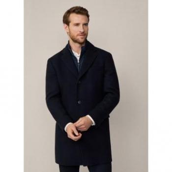 Hackett Men's 42 Wool Cash Jacket in Navy