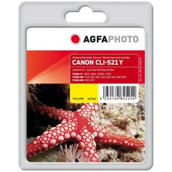 AgfaPhoto CLI-521 Y Encre Jaune avec puce