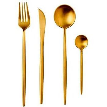 BUTLERS Besteck-Set STILETTO 16-tlg. matt, Schwarz Matt aus Edelstahl