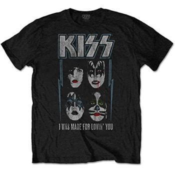 KISS Men’s “Lovin’ You” Black Tee – L