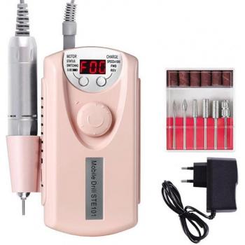 Lima eléctrica para uñas, kit de manicura, herramienta de belleza, 1 juego