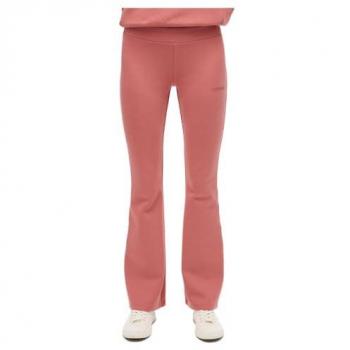 Pantalon Évasé Sport Tech Femme Superdry Rose Taille 36