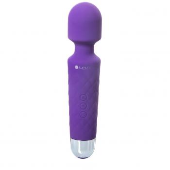 Silicone PowerWand Deluxe – Mini‑Massagegerät, Akkubetrieb, wasserdicht