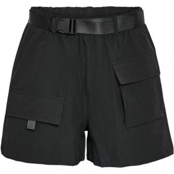 Noisy May NMKirby Cargo Shorts W Belt WVN Girl-Shorts schwarz