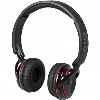 Auriculares Binaurales SBS Studio Mix DJ Pro Alámbrico Negro