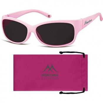 Montana Eyewear Sunoptic 966D Youth Pink Sunglasses with Soft Case