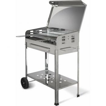 Barbecue Achille Mille 40x70x90 cm in Acciaio