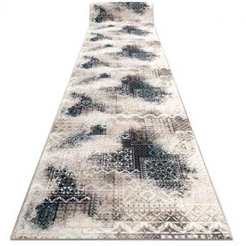 Tapis antidérapant vintage 80 cm beige