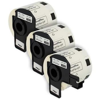 Vhbw Premium-Etiketten-Rolle mit Halterung 62mm x 29mm (800 Etiketten) für Brother PT QL560VP, QL-570, QL-580, QL-580N