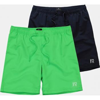 Women’s Plus Size QuickDry Jogging Shorts, 2 Pack, Green, XL, Polyester