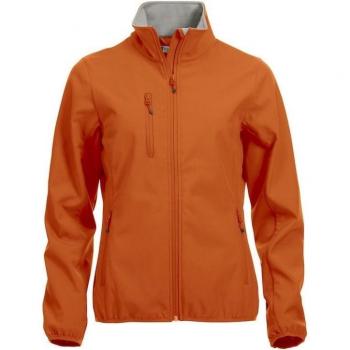 Clique Basic Softshell Jacke Damen Kürbisorange Größe M