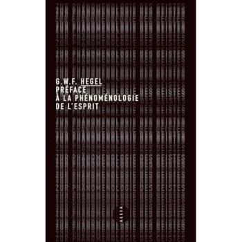 Preface a la phenomenologie de l'esprit