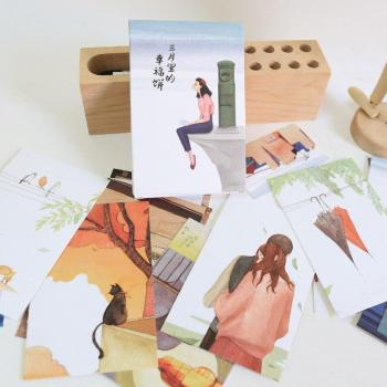 March Joy Postcard Collection – 30 Sheet Bundle