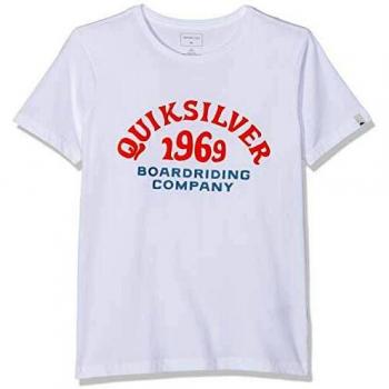 Camiseta Quiksilver EQBZT03940 para Niños, Jersey de Algodón Ligero